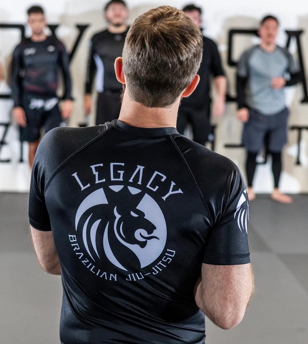 Student training Brazilian Jiu-Jitsu at Legacy Pasadena